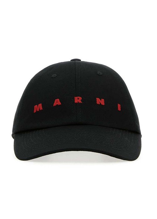 MARNI 마르니 모자 로고 볼캡 CLZC0108S0UTC311 (BK)